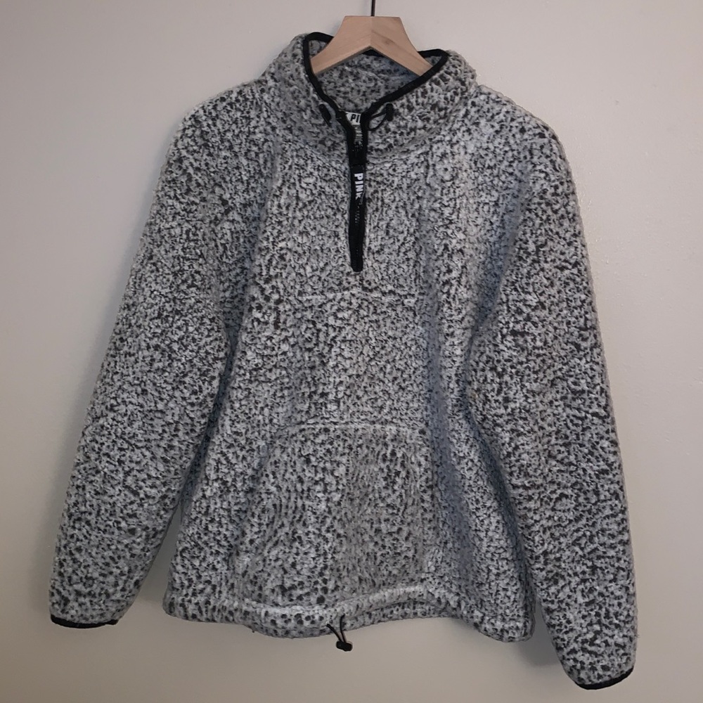 PINK Sherpa 3/4 Zip